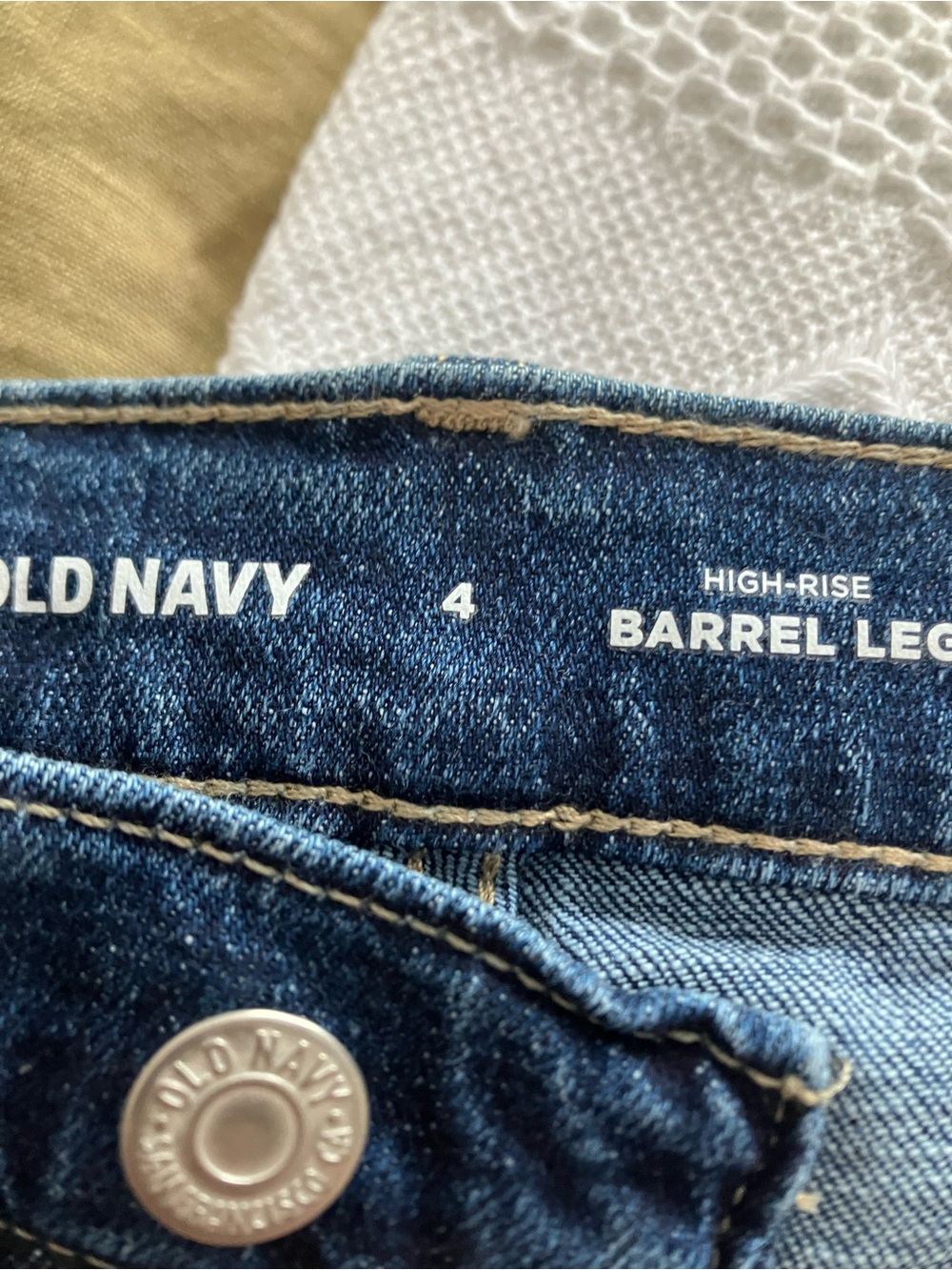 Floral Print Women’s Jeans - Dark Blue - Picture 2 of 2